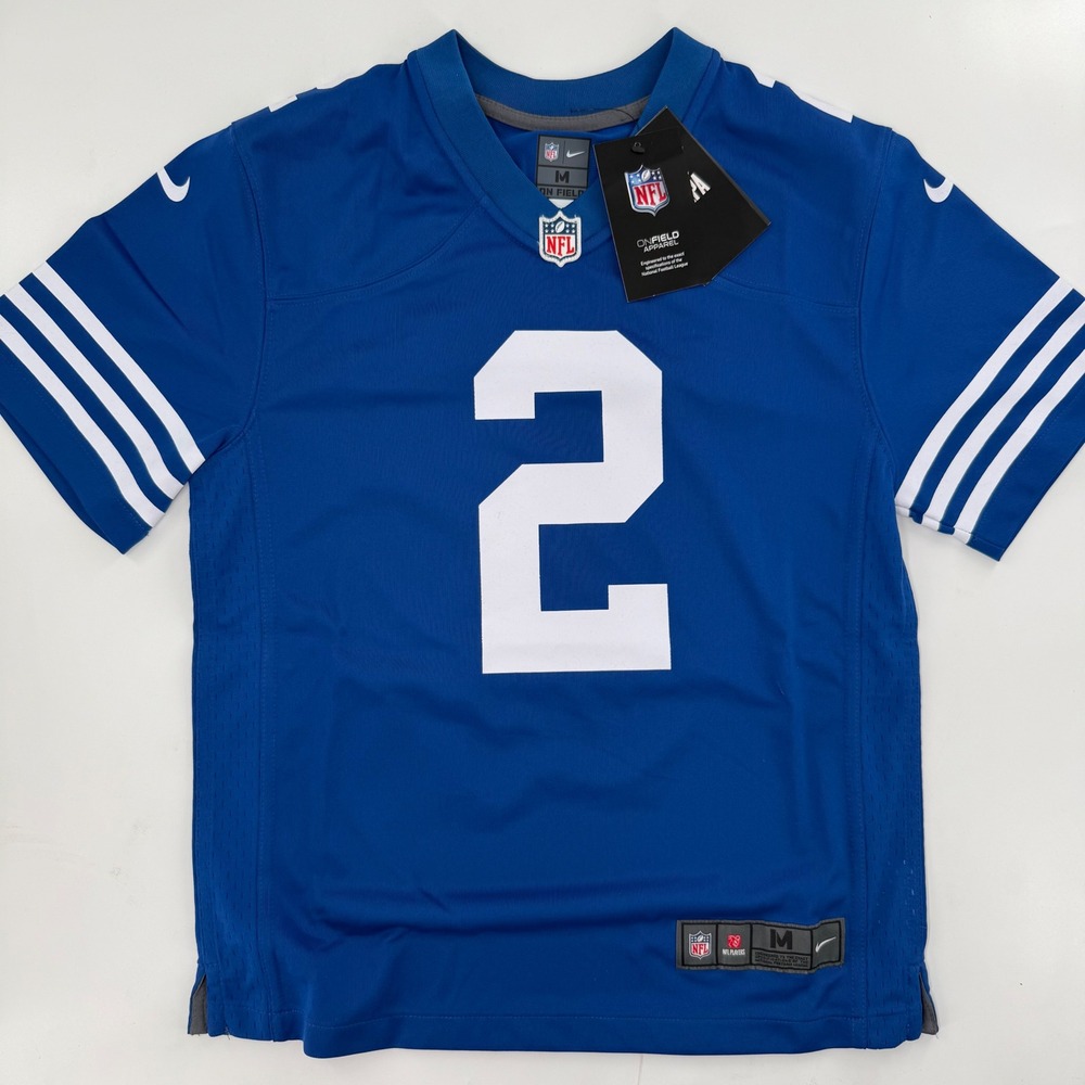 NFL Indianapolis Colts Nike Youth M Game Jersey Royal Blue White 10/12